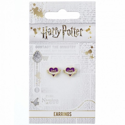 Boucles d'oreilles philtre d'amour Harry Potter