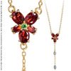 Collier Bal Hermione Cristal Rouge