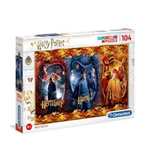 Harry Potter Puzzle Super Color Harry, Ron _ Hermione 104 pieces 2