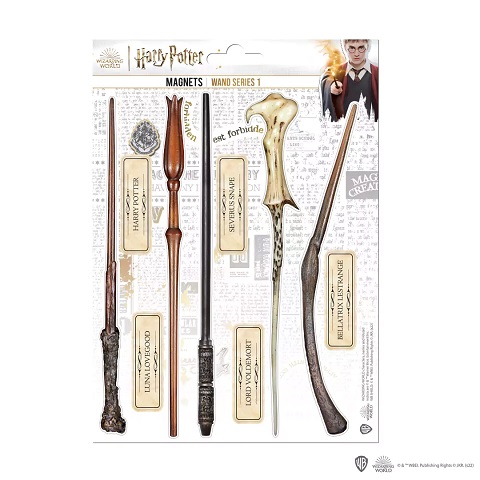 Planche de magnets en mousse - Baguettes 1 - Harry Potter