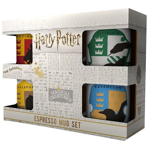 set de tasse Espresso Maisons Harry Potter