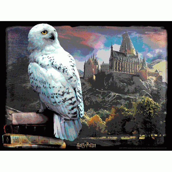 Puzzle lenticulaire Harry Potter Hedwige 500 pièces