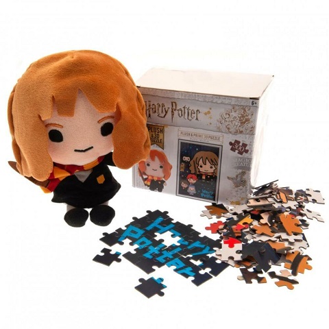 puzzle lenticulaire et peluche hermione