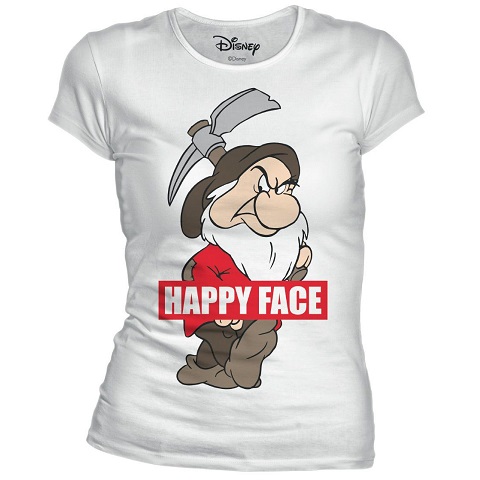 t-shirt-femme-blanche-neige-disney-happy-face