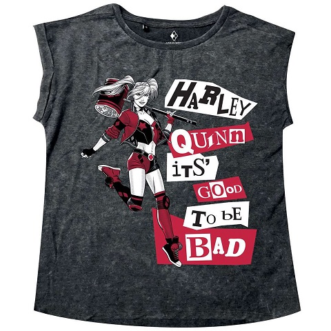 t-shirt-femme-harley-quinn-dc-comics-good-to-be-bad