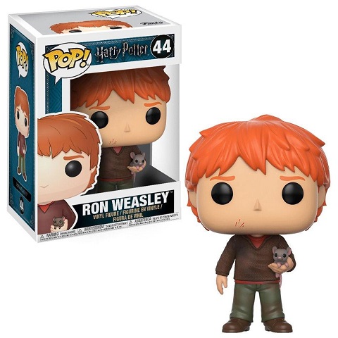 Harry Potter POP! Movies Vinyl figurine Ron Weasley with Scabbers 9 cm