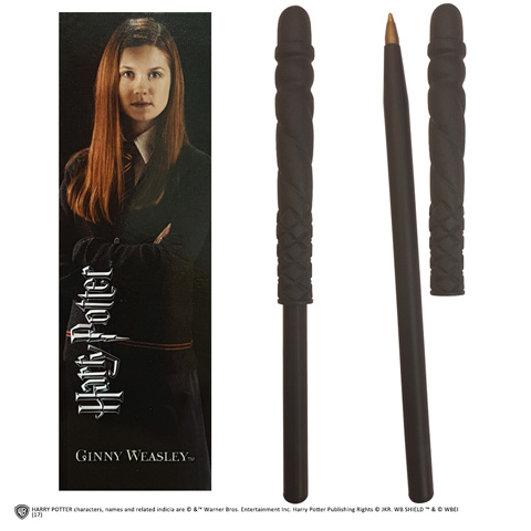Stylo baguette & Marque-page Ginny Weasley