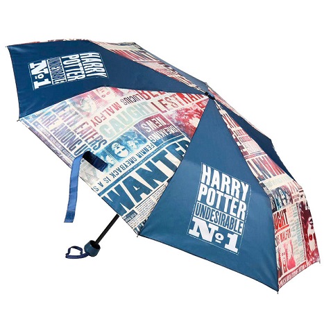 Parapluie pliable manuel assorti 50cm Harry Potter