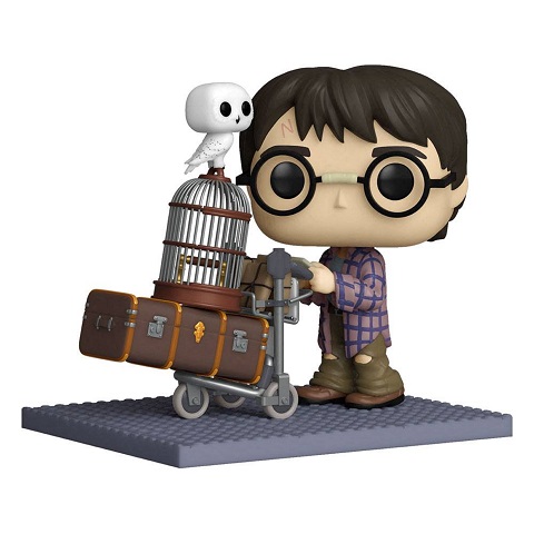 Harry Potter POP! Deluxe Vinyl figurine Harry avec chariot 9 cm