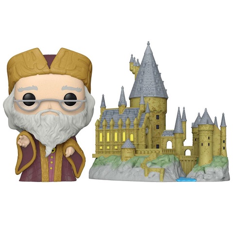 Harry Potter POP! Town Vinyl figurine Dumbledore et Poudlard 9 cm