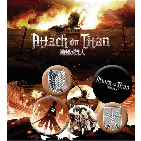 attack-on-titan-pack-de-badges-personnages-x4