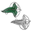 Broche Feuille de la Lorien - Le Seigneur des Anneaux 2